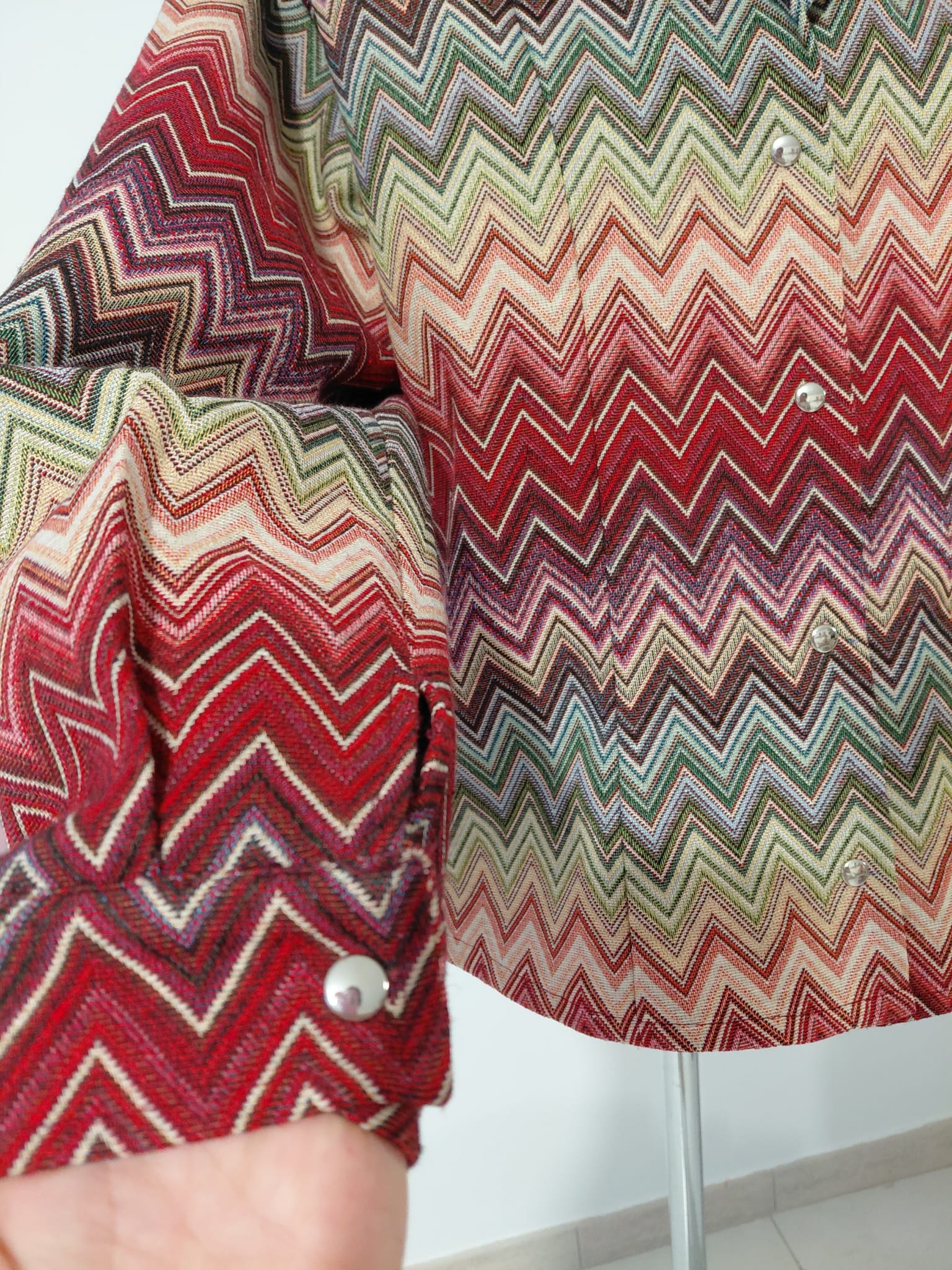 Giacca Artigianale in Cotone - Modello Unico Chevron