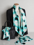 Trilogia di Seta Aura | Set Sartoriale Foulard e Nastri Coordinati