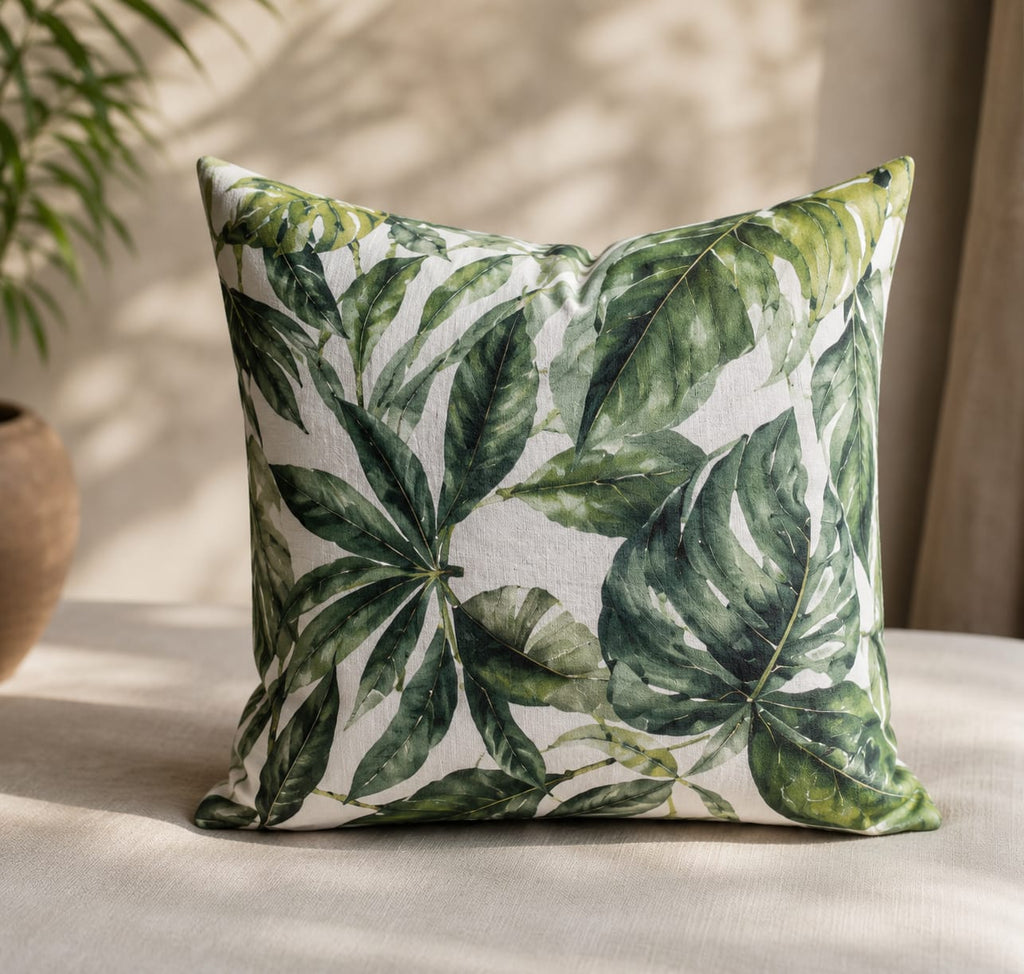 Collezione Botanica in Cotone Sartoriale - Cuscini, Runner e Tovaglioli Made in Italy