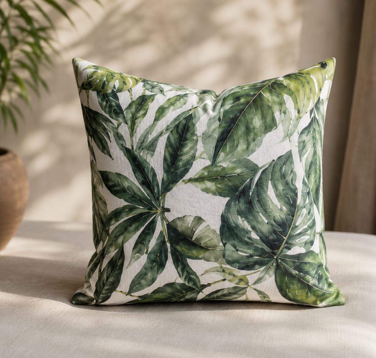 Collezione Botanica in Cotone Sartoriale - Cuscini, Runner e Tovaglioli Made in Italy