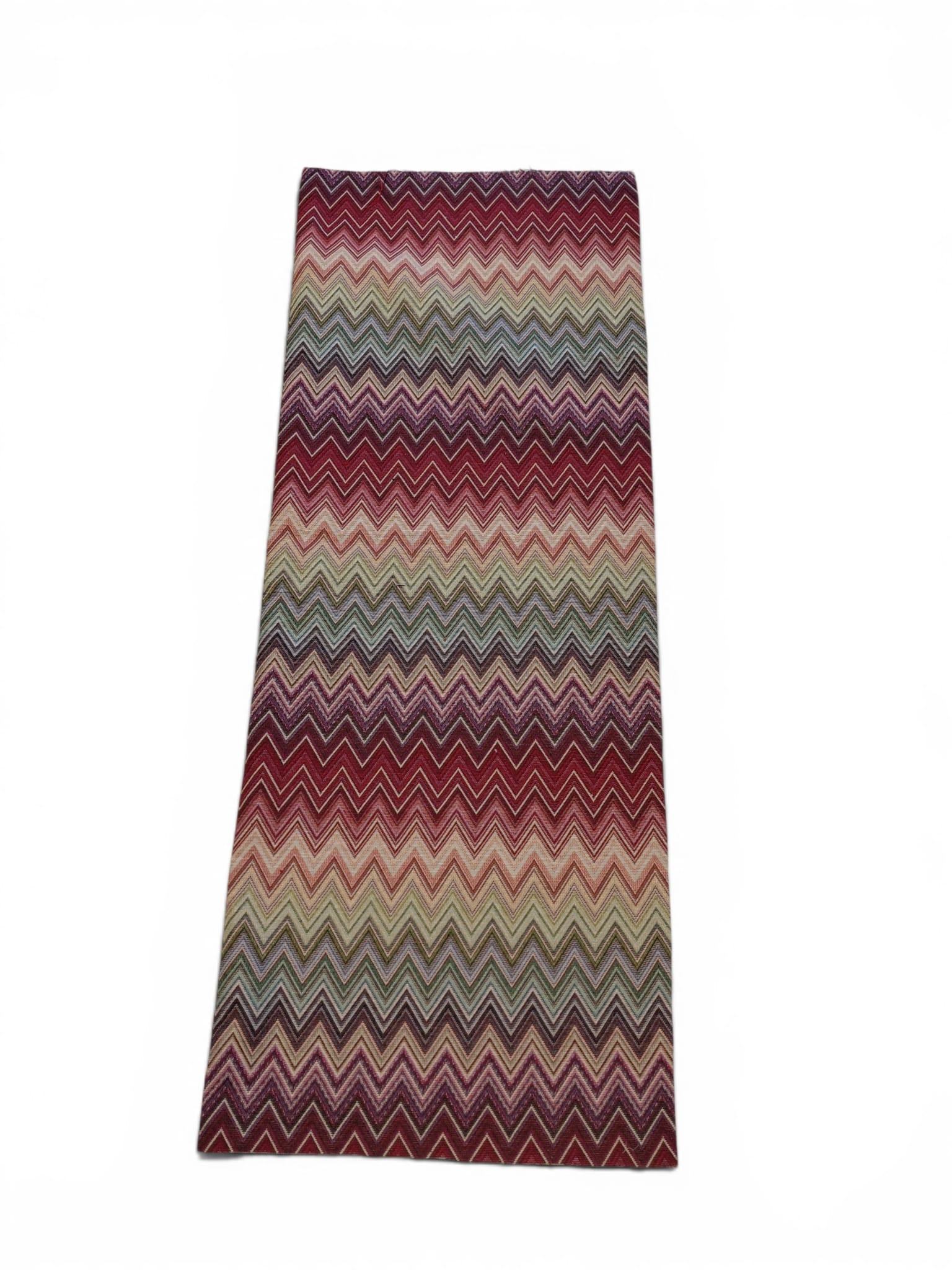 Runner da Tavola Gobelin Zig Zag Fatto a Mano | Centrotavola Artigianale Sartoriale | Runner Su Misura in Cotone | Arredamento Casa Elegante