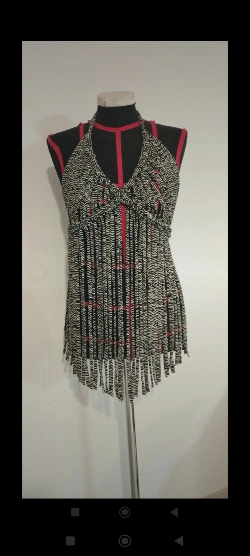 Top macramè handmade
