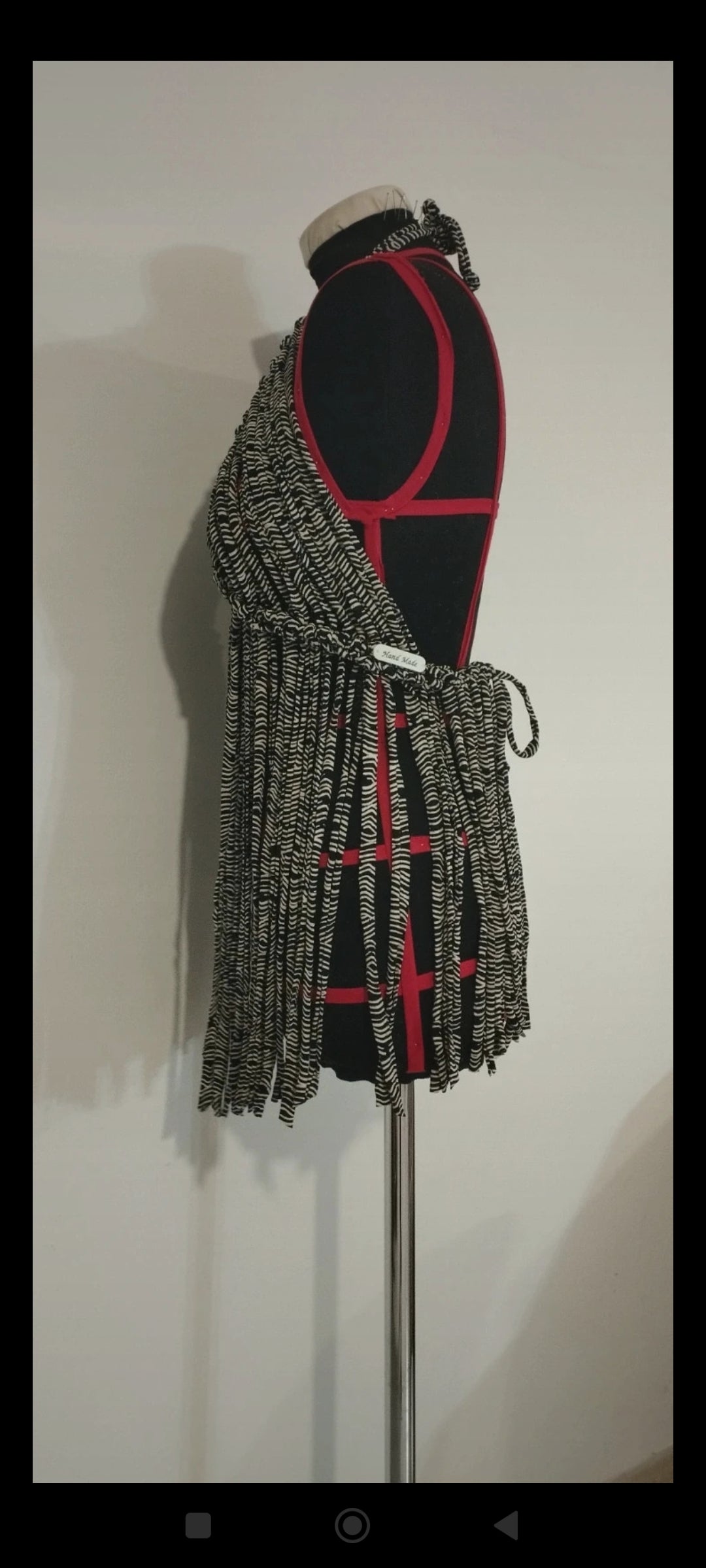 Top macramè handmade