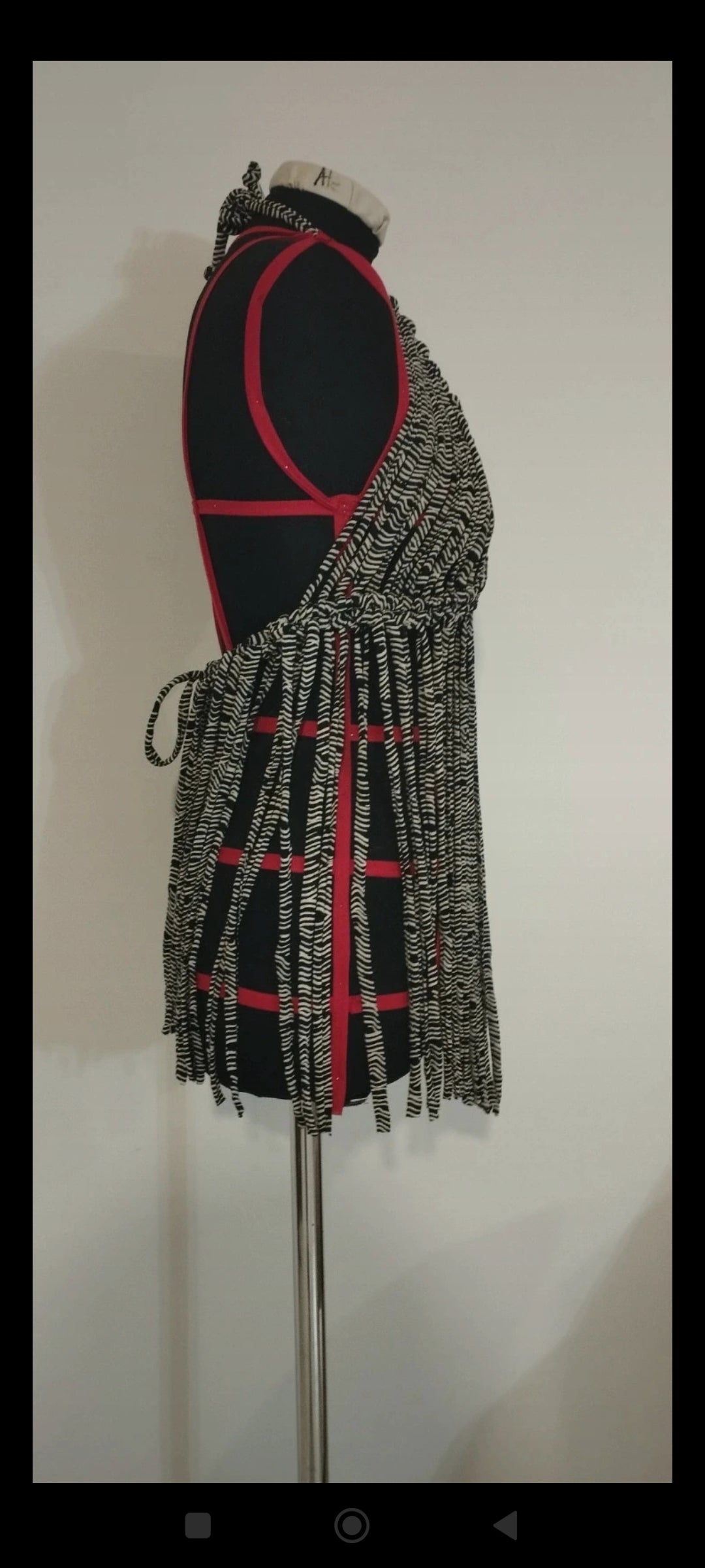 Top macramè handmade