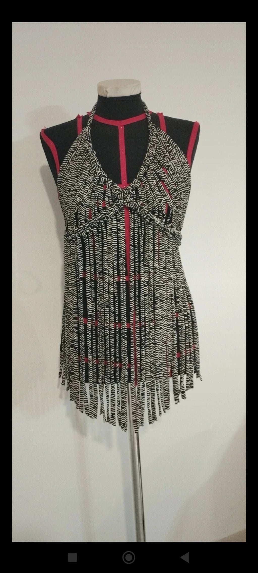 Top macramè handmade