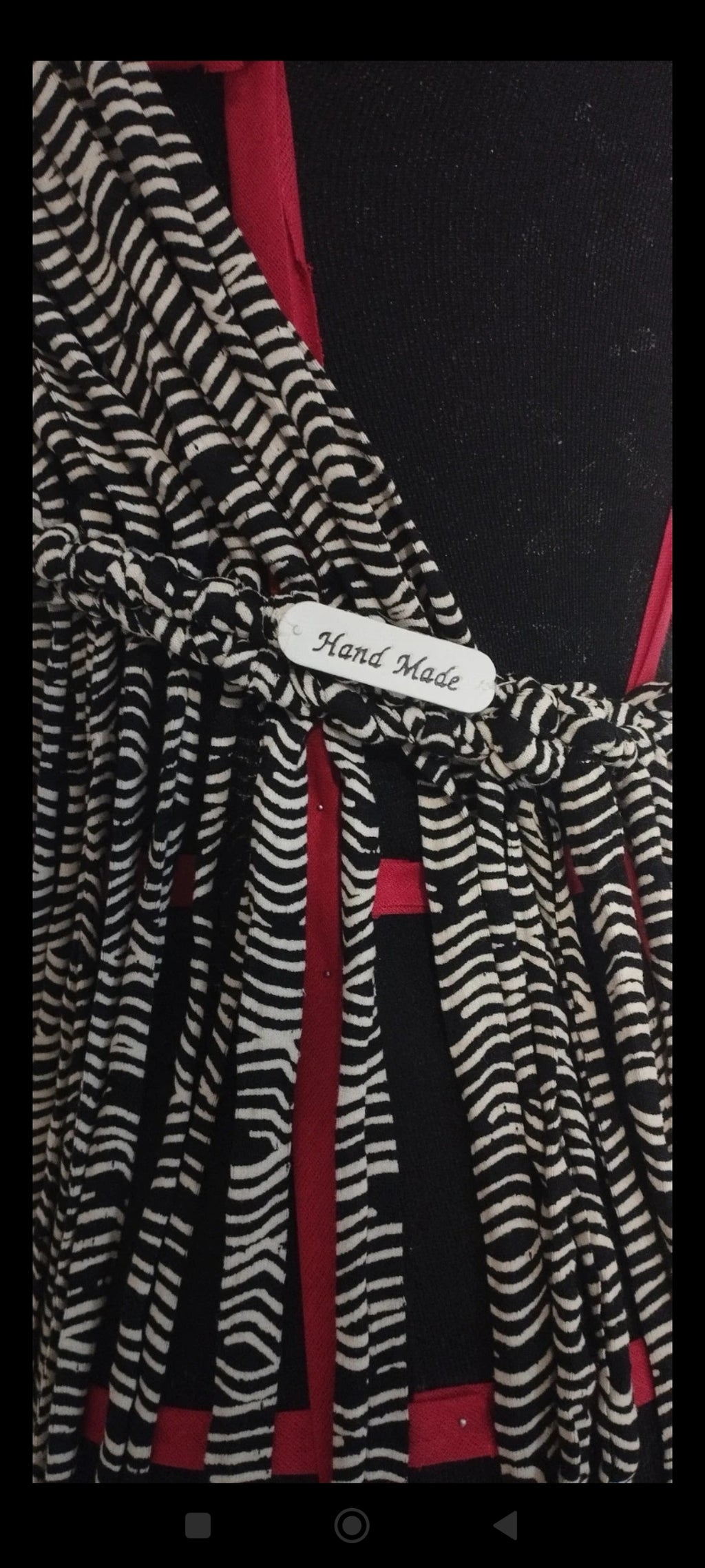 Top macramè handmade